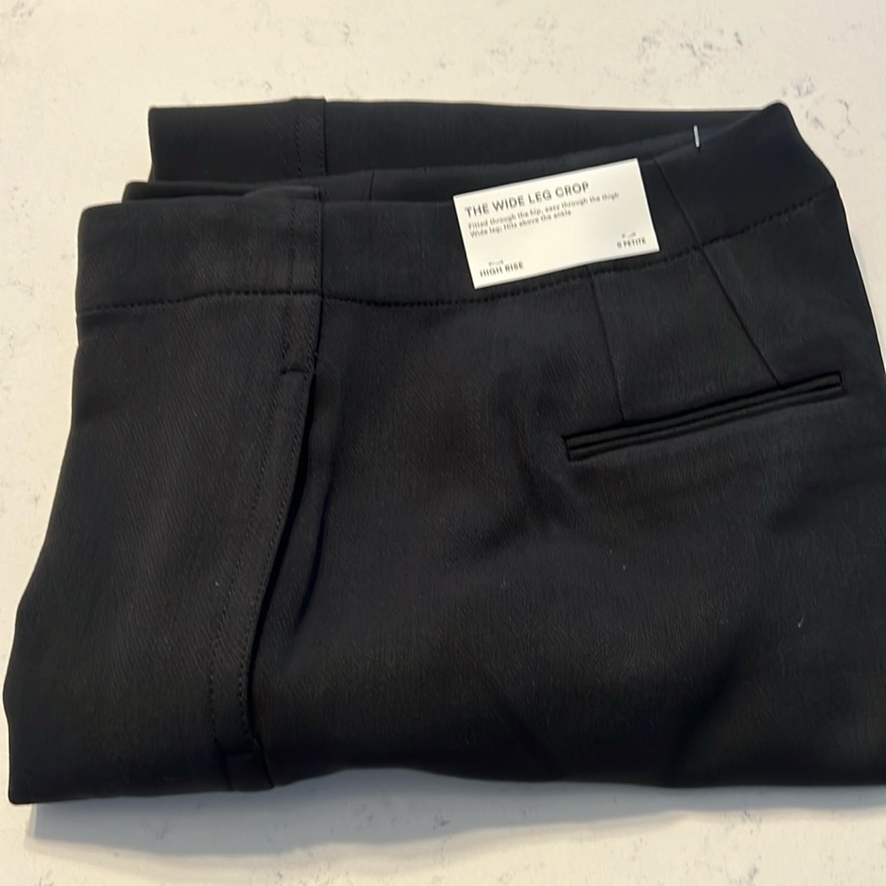 Ann Taylor wide leg crop trousers